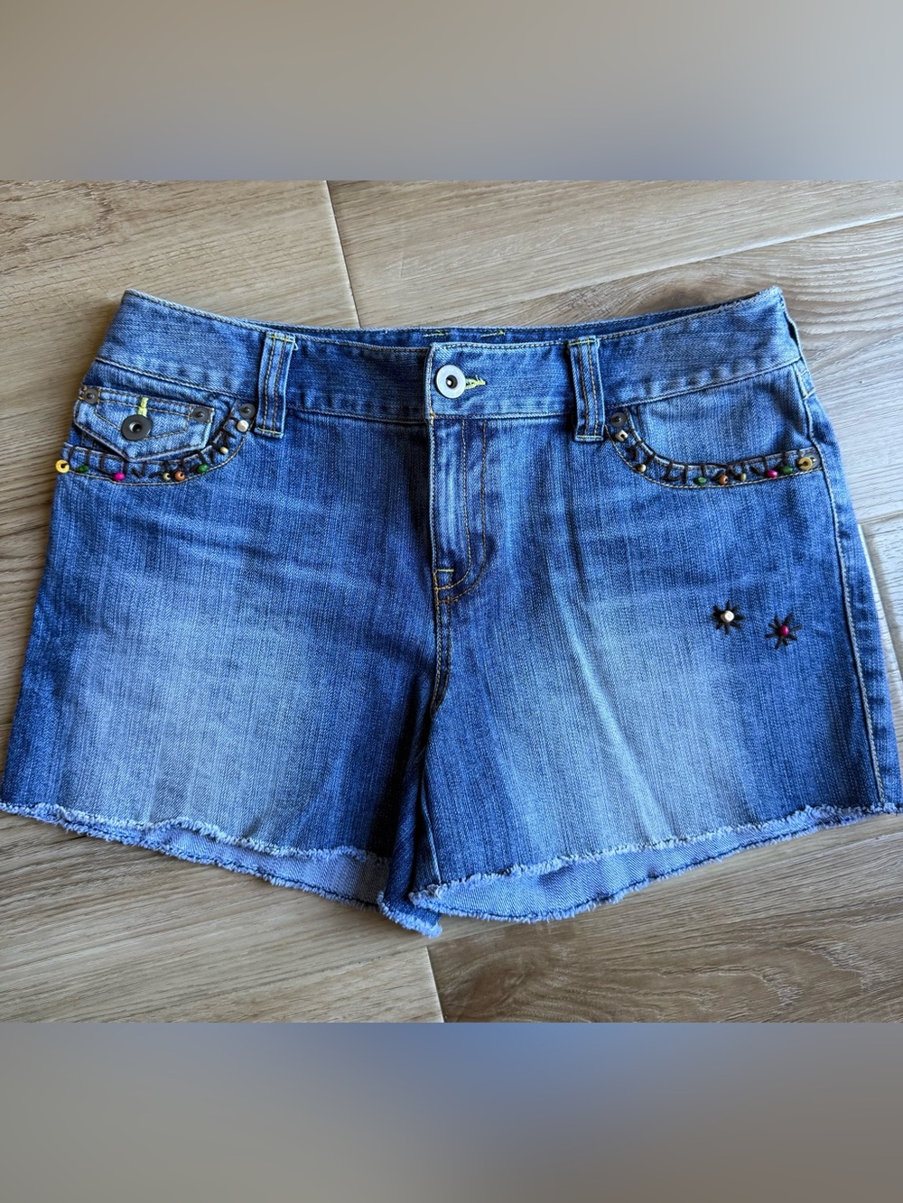 INC International Concepts Blue Denim Shorts